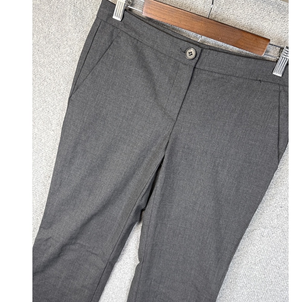 Theory Gray Wool Blend Dress Pants‎ Womens Size 4 Career Academia USA Made EUC